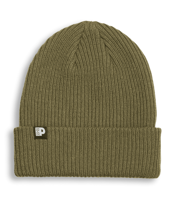 P Cup Beanie - Olive Green